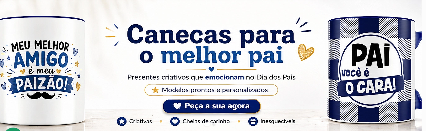 Canecas para o Dia dos Pais